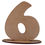 Miniatura: Número MDF 11,7 Cm de Altura - 10 Unidade