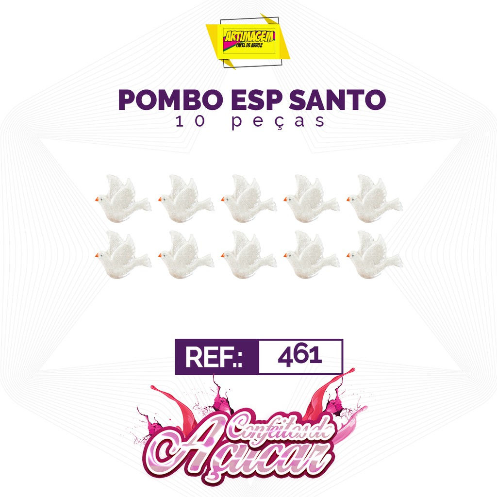 Artimagem Confeitos de açúcar 100% comestível, Artesanal - Temas