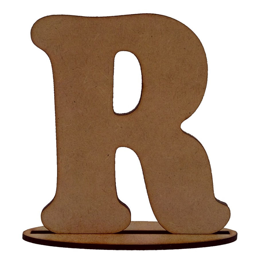 Letra MDF 11,7 Cm de Altura -  10Unidade