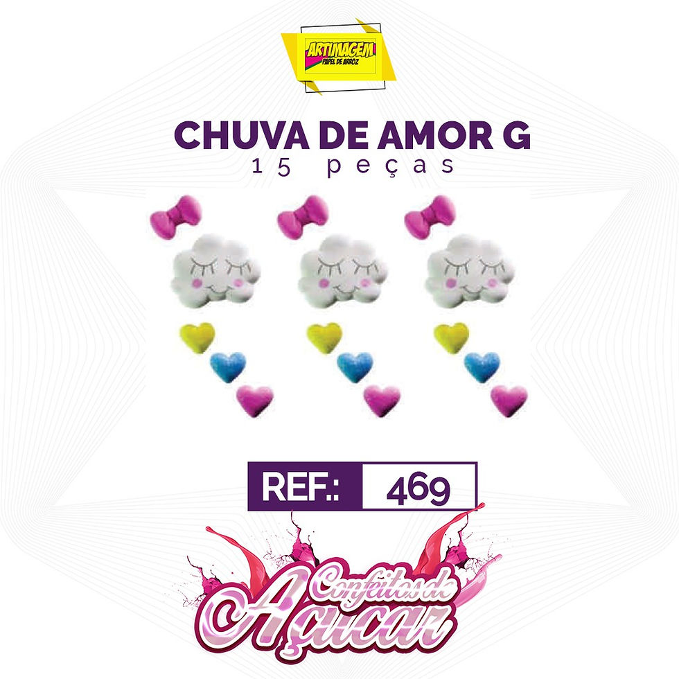 Miniatura: Artimagem Confeito de açúcar 100% comestível, Artesanal - Temas