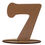 Miniatura: Número MDF 11,7 Cm de Altura - 1 Unidade