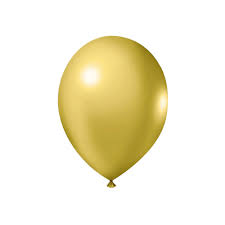 Miniatura: Balão Metalizado 8" C 10 Und Dourado Prata Artimagem