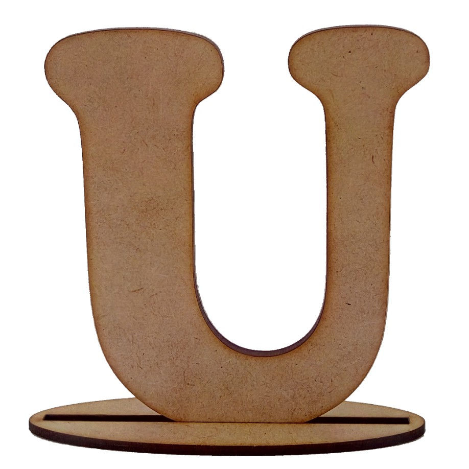 Letra MDF 11,7 Cm de Altura - 10Unidade