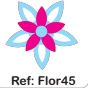 Miniatura: Artimagem Flor Papel Decorativa 2 Flores
