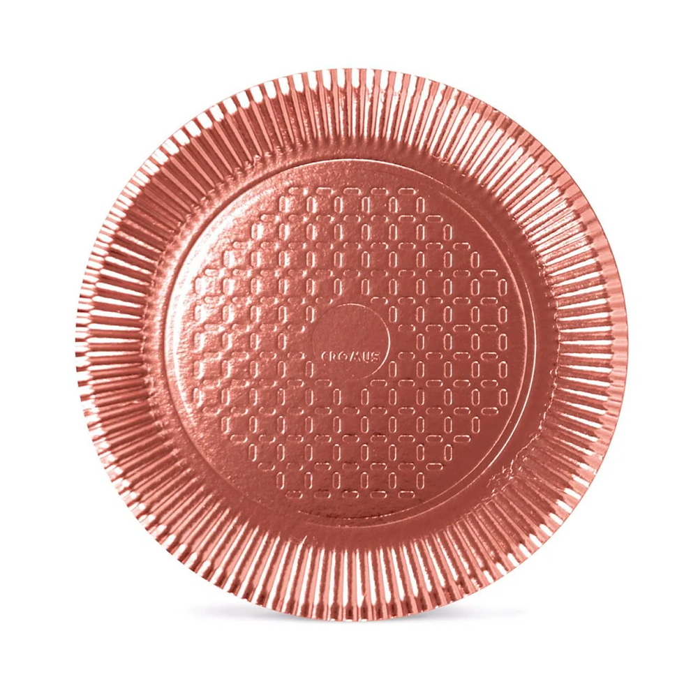 Miniatura: Prato Laminado N06 30,5cm Vermelho ou Gold Rose