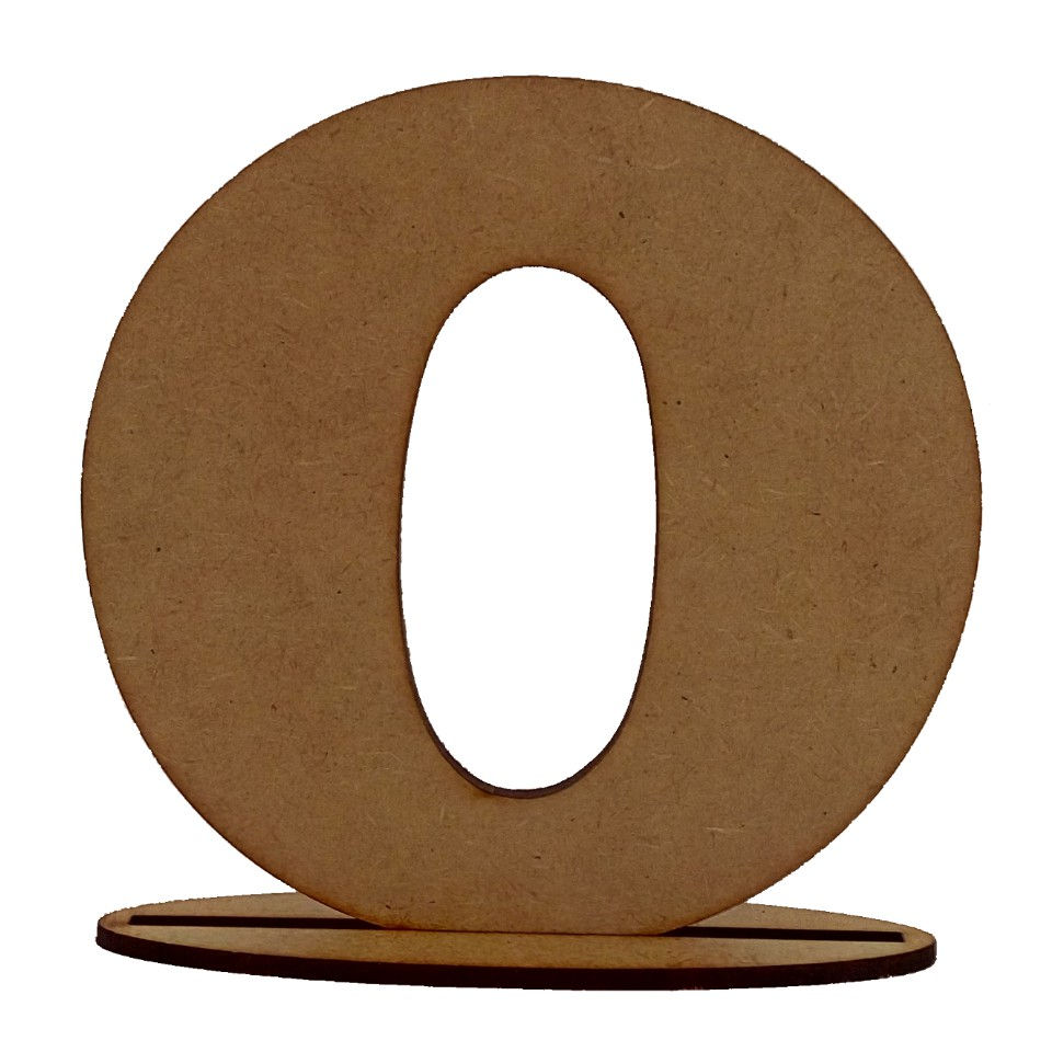 Miniatura: Letra MDF 11,7 Cm de Altura - 1 Unidade