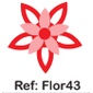 Miniatura: Artimagem Flor Papel Decorativa 2 Flores