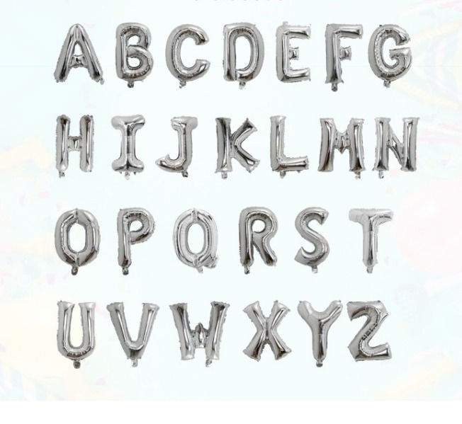 Miniatura: BALÃO METALIZADO LETRA 70CM PRATA ARTIMAGEM
