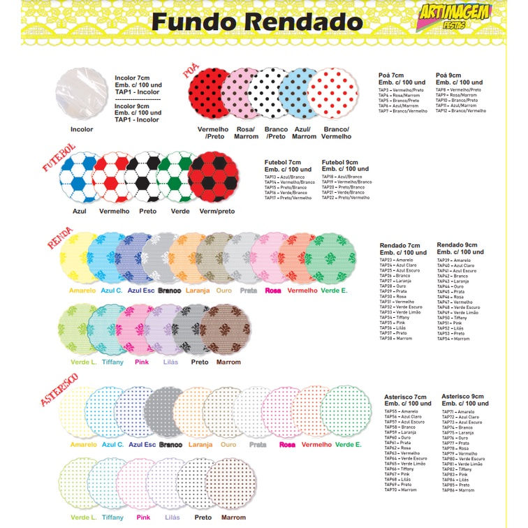 50 tapetinhos para doces 7cm rendado fundo para doces