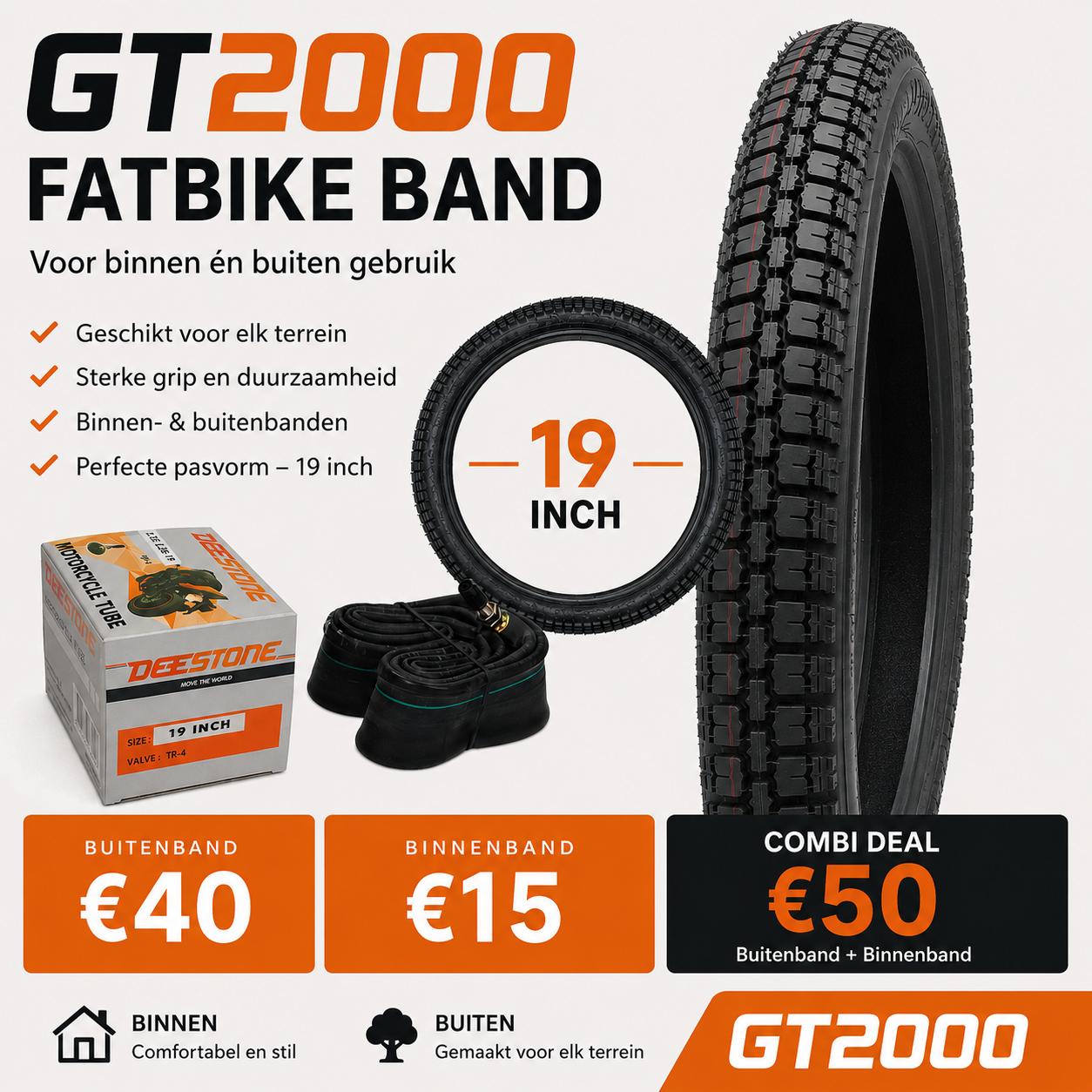 GT2000 straatband Combi Deal