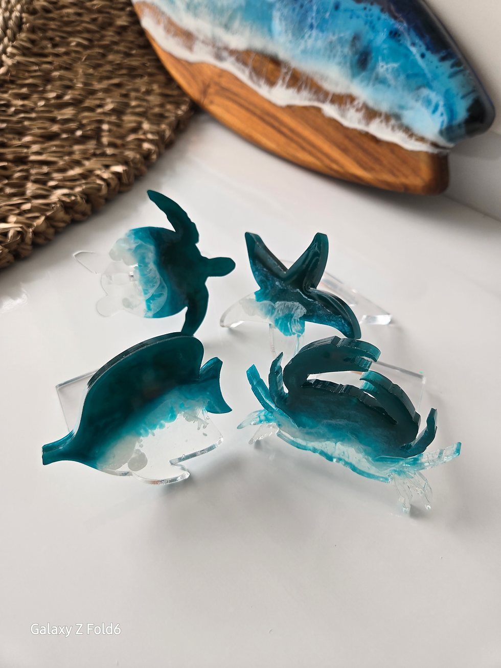 Miniatura: Conjunto 4 un. Porta-Guardanapos Ocean