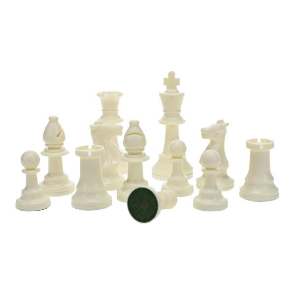 Set de piezas de ajedrez blancas