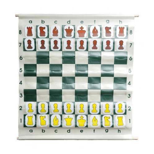 Miniatura: Tablero mural grande de ajedrez