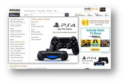 Amazon homescreen