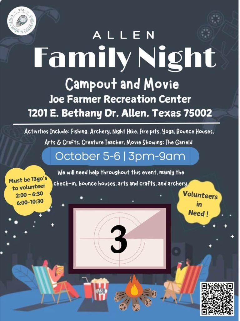 2024 Allen Family Night Campout and Movie