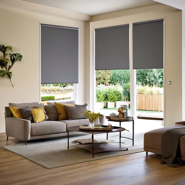 living area with grey Roller Blinds.jpg