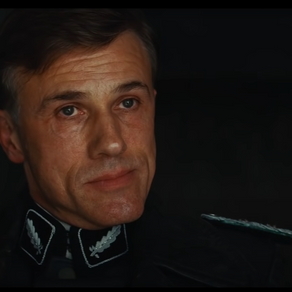 Hans Landa loves a closeup