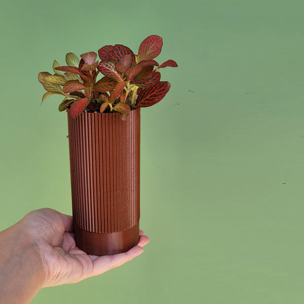 Miniatura: Vaso Linhas P - com prato