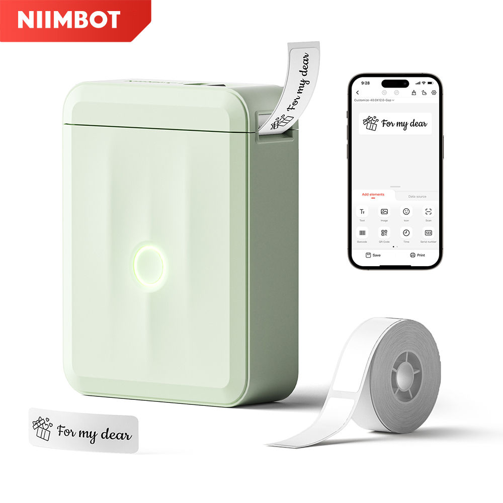 Niimbot D110 Mini Handheld Thermal Label Maker Wireless Sticker Machine Inkless 