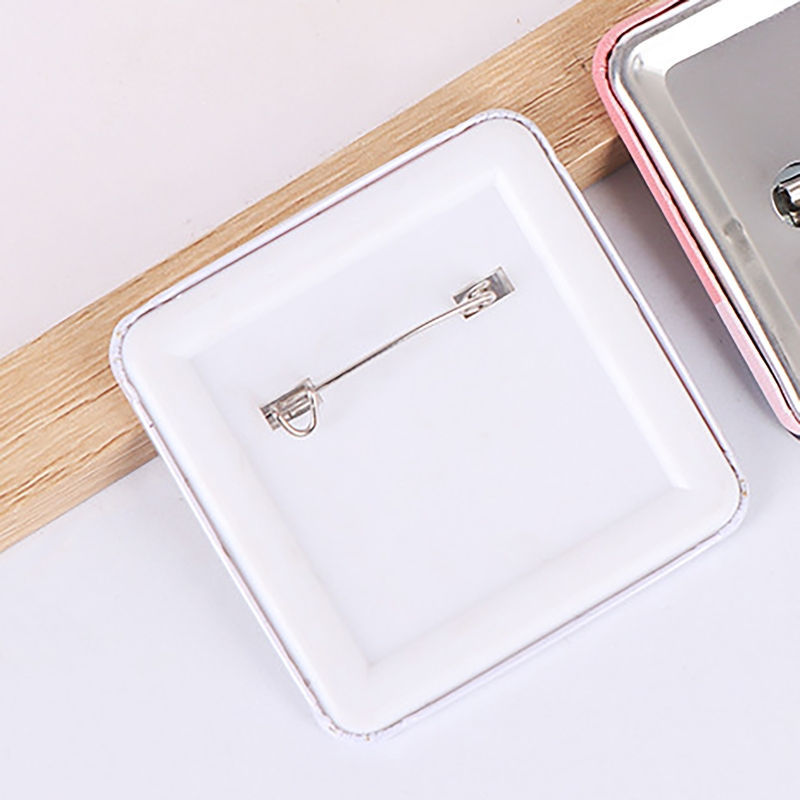 Miniatura: Square DIY Blank Pin Button Badge Material 50x50mm Refrigerator Magnets  Badge B