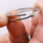 Miniatura: 50/500pcs Silver Plated Metal Blank Keyring Keychain Split Key Rings with Chain 