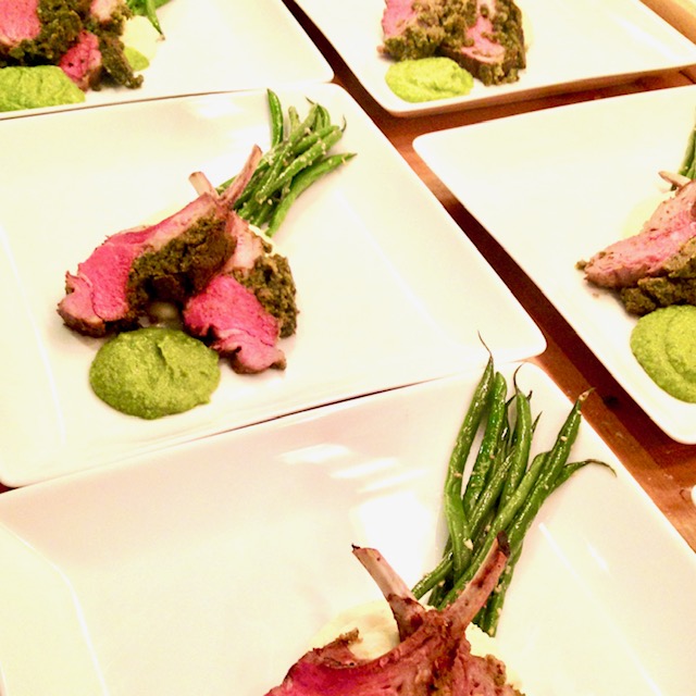 Herb Encrusted Grass Fed Lamb Chops
