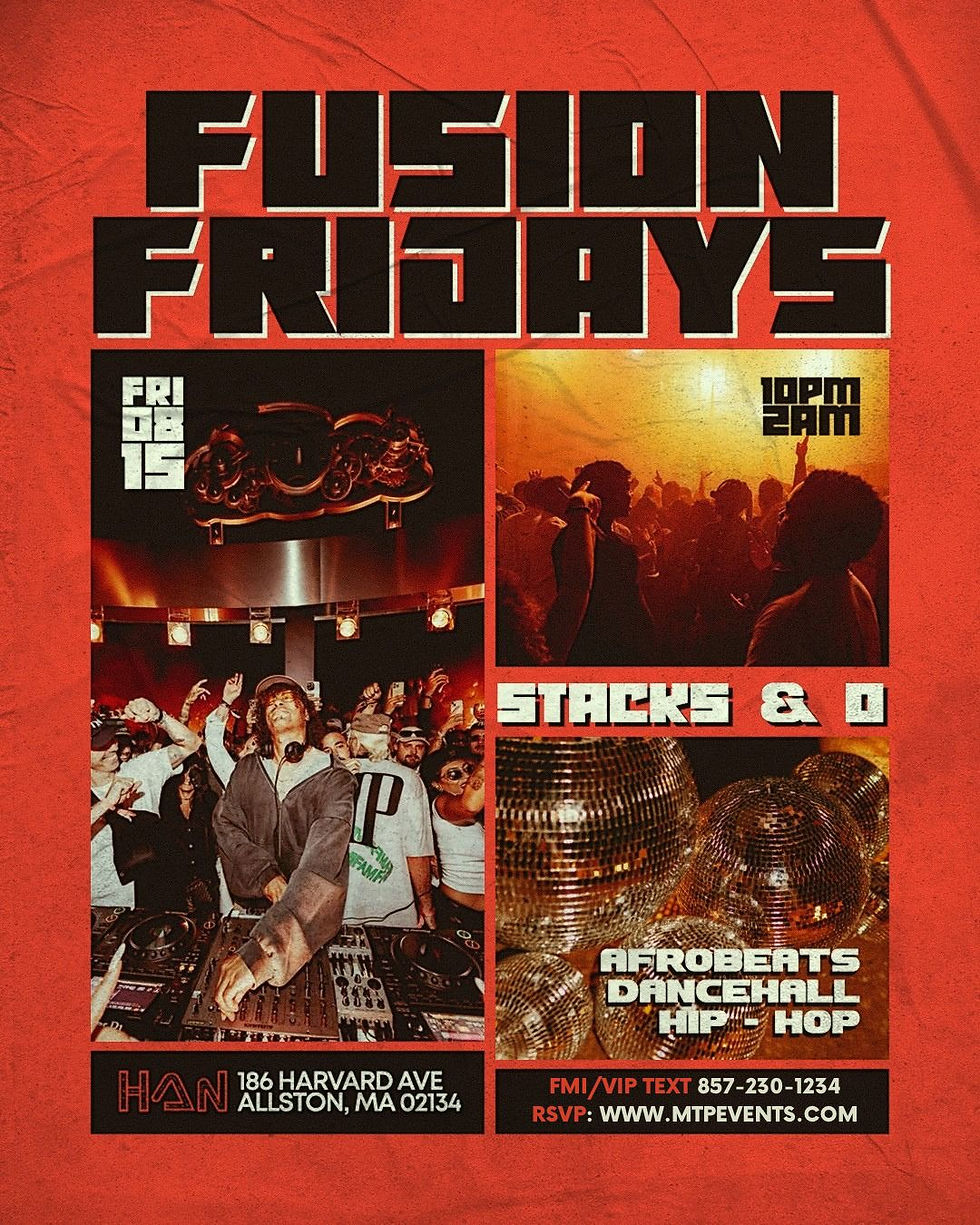 FUSION FRIDAYS - MTP EVENTS