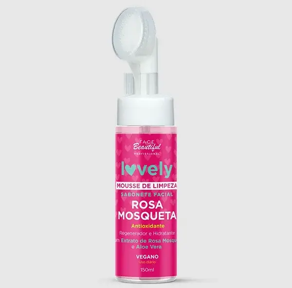 Mousse de Limpeza Rosa Mosqueta Face Beautiful