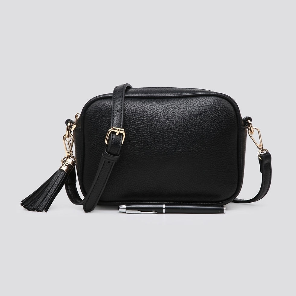 Thumbnail: Autumn/Winter - Faux Leather Crossbody bag with matching strap