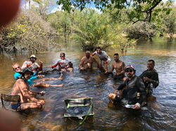 Churrasco no pesqueiro