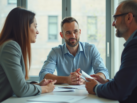 Leader using motivational interviewing to connect with team members