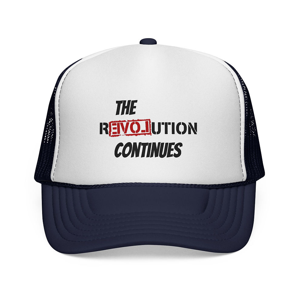 Thumbnail: Trucker Hat — “The R3VOLution Continues” Graphic Cap