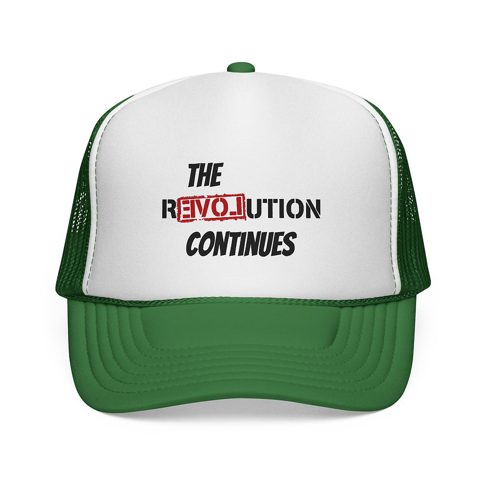 Thumbnail: Trucker Hat — “The R3VOLution Continues” Graphic Cap