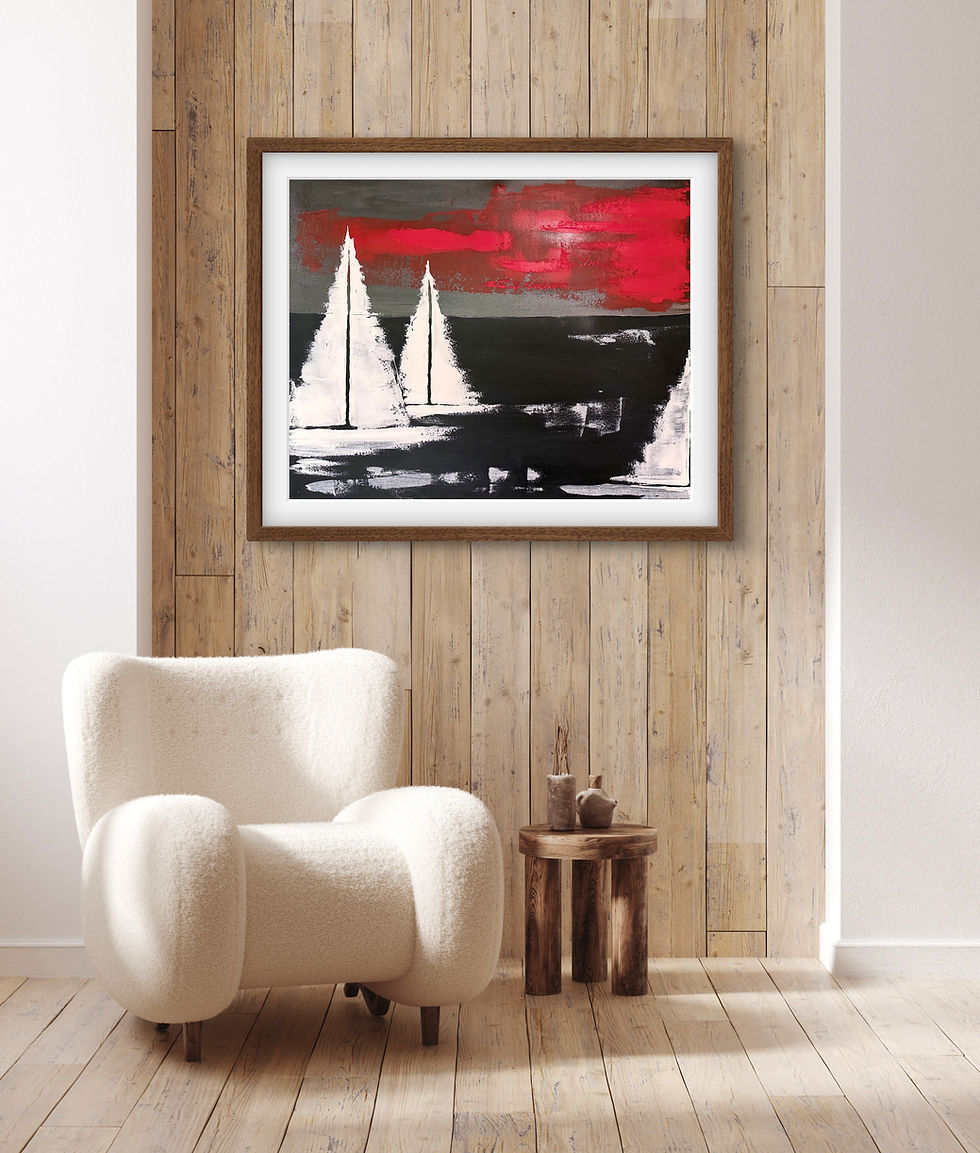 Thumbnail: Crimson sky, Silent sails
