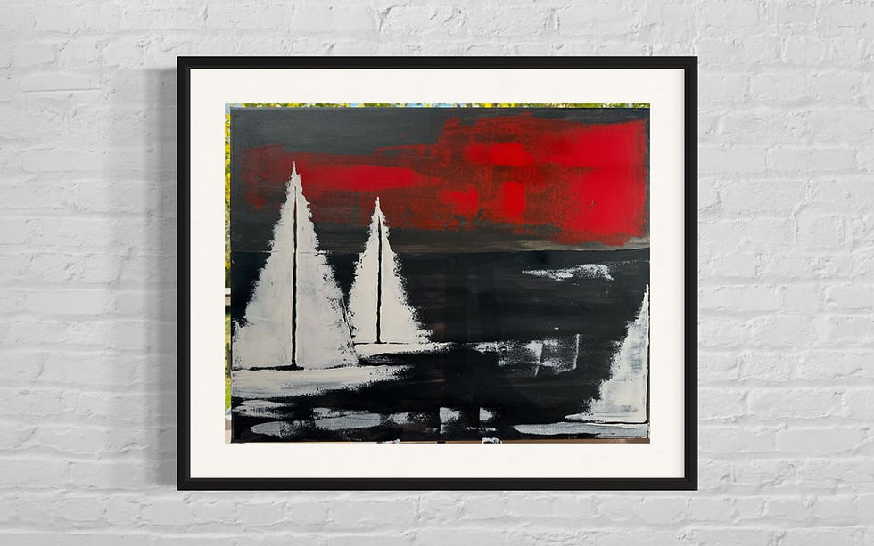 Thumbnail: Crimson sky, Silent sails