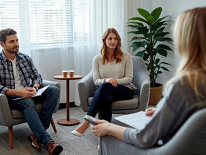 A neutral mediator helps couples navigate difficult conversations with clarity and respect.