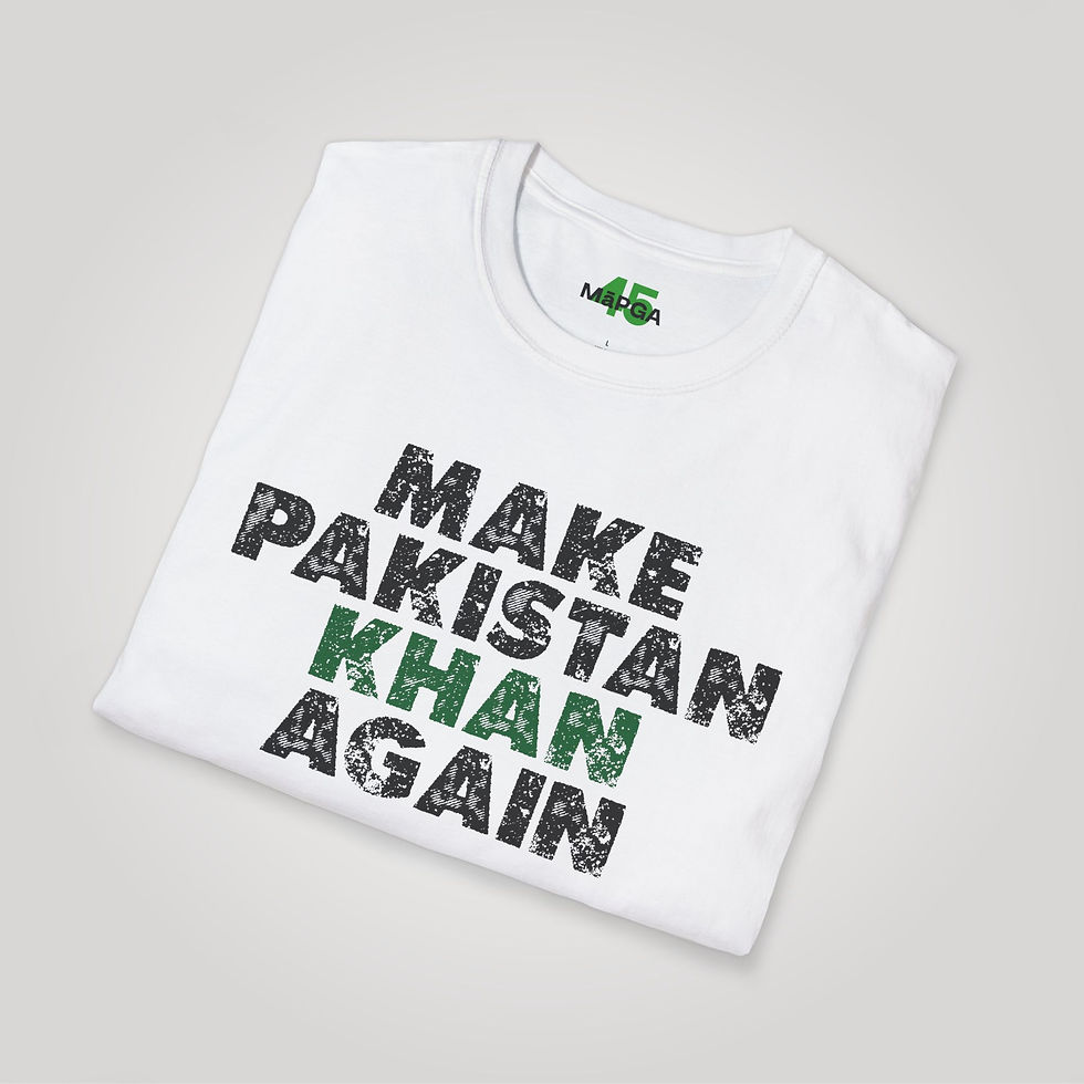 Thumbnail: Make Pakistan Khan Again- Double-Sided Print T-Shirt
