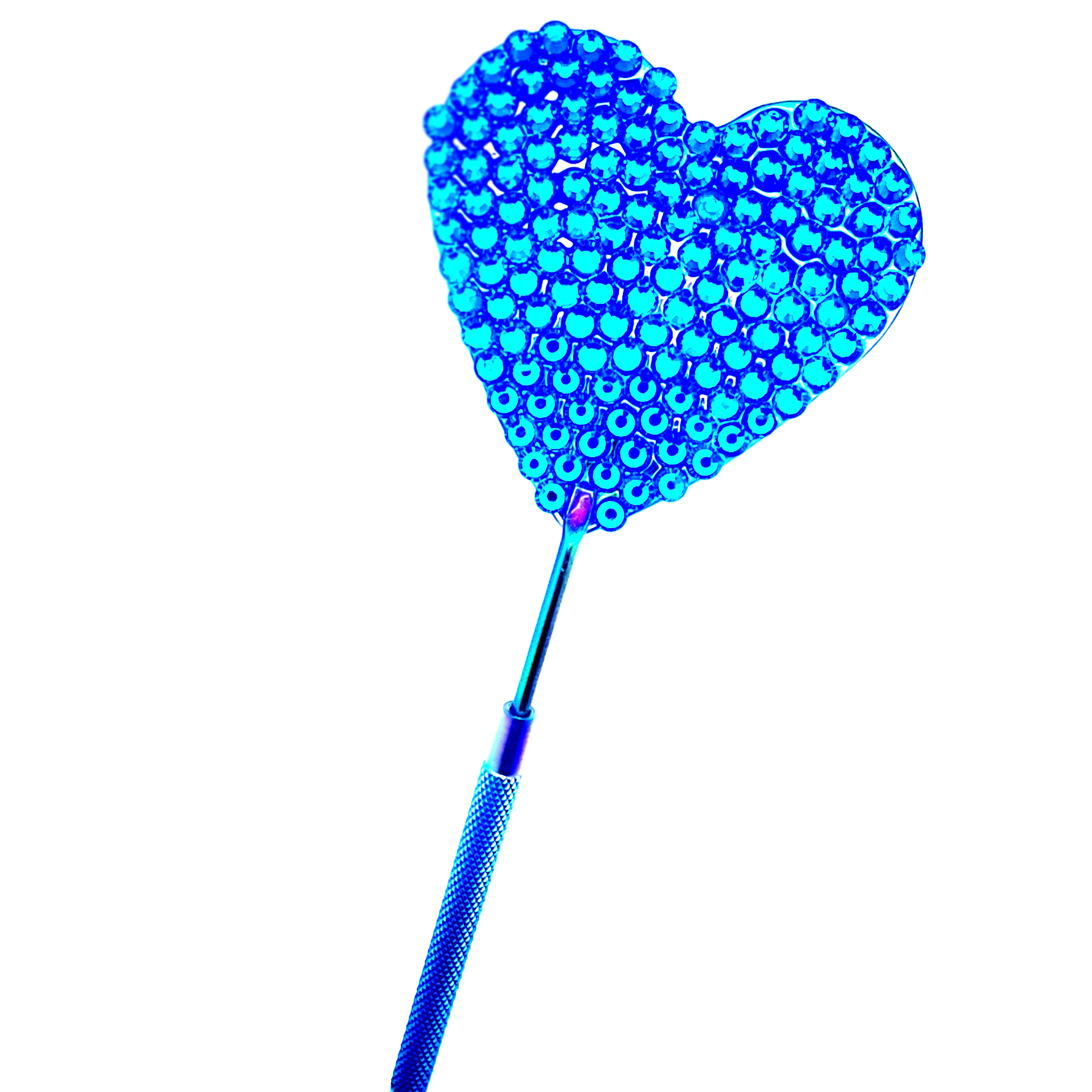 Rhinestone Heart Lash Mirror 