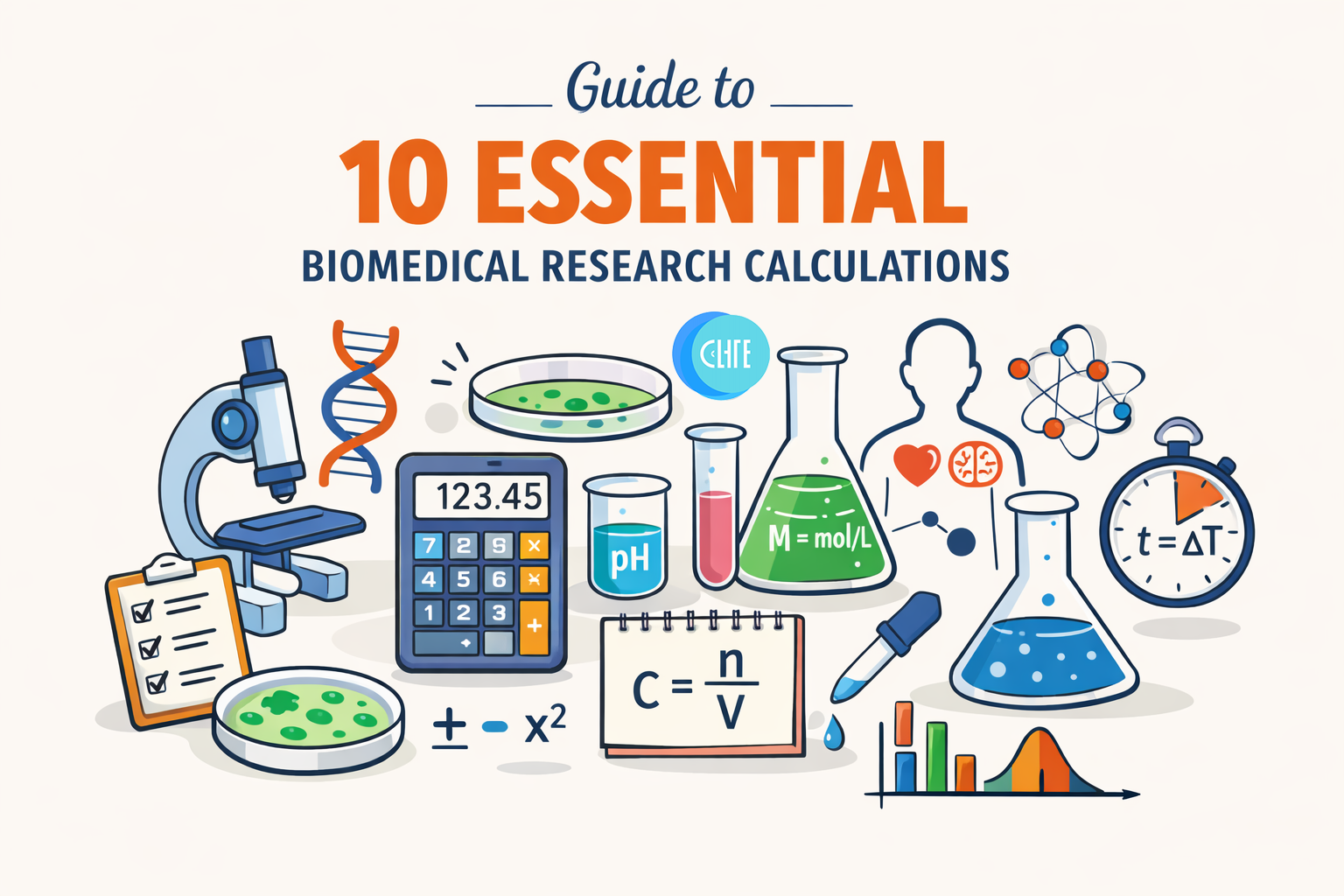 Guide to 10 Essential Biomedical Research Calculations