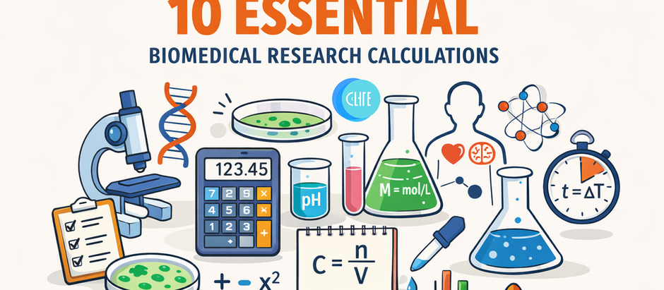 Guide to 10 Essential Biomedical Research Calculations