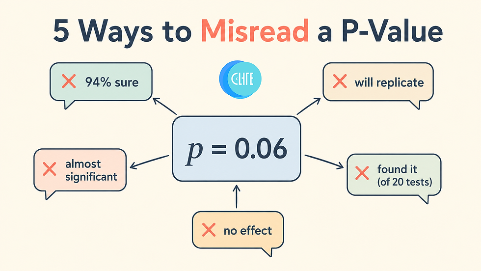 The 5 Most Common P-Value Mistakes in Biomedical Papers (and How to Avoid Each)