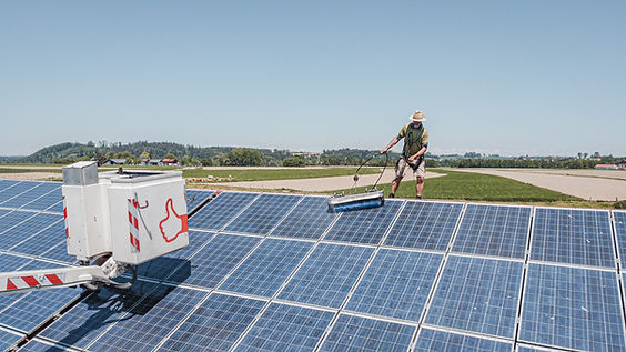 Solar panel cleaning company Maspalomas