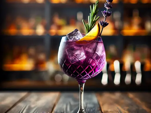 Green Lavender (Lavender Gin Sour)