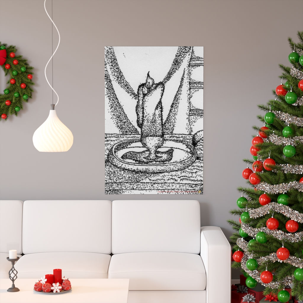 Cold Winter Night Poster by Mirado Crow