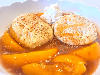 Breakfast Peach Cobbler
