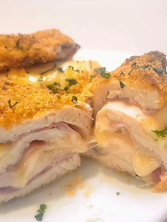 Air Fryer Chicken Cordon Bleu