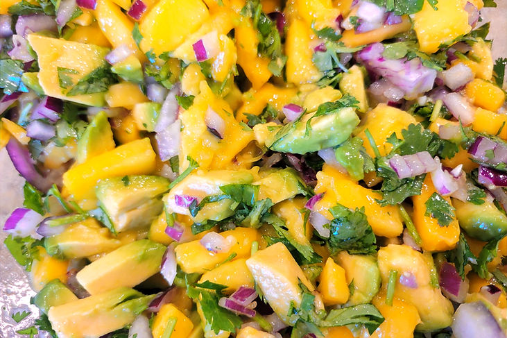Fresh Mango Avocado Salsa