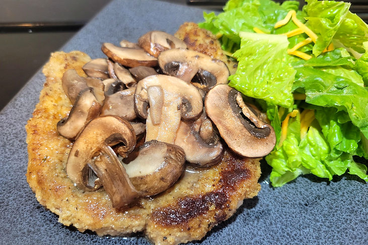 Breaded Mushroom Pork Chops