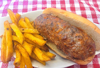 Beef and Sausage wrapped Hot Dogs