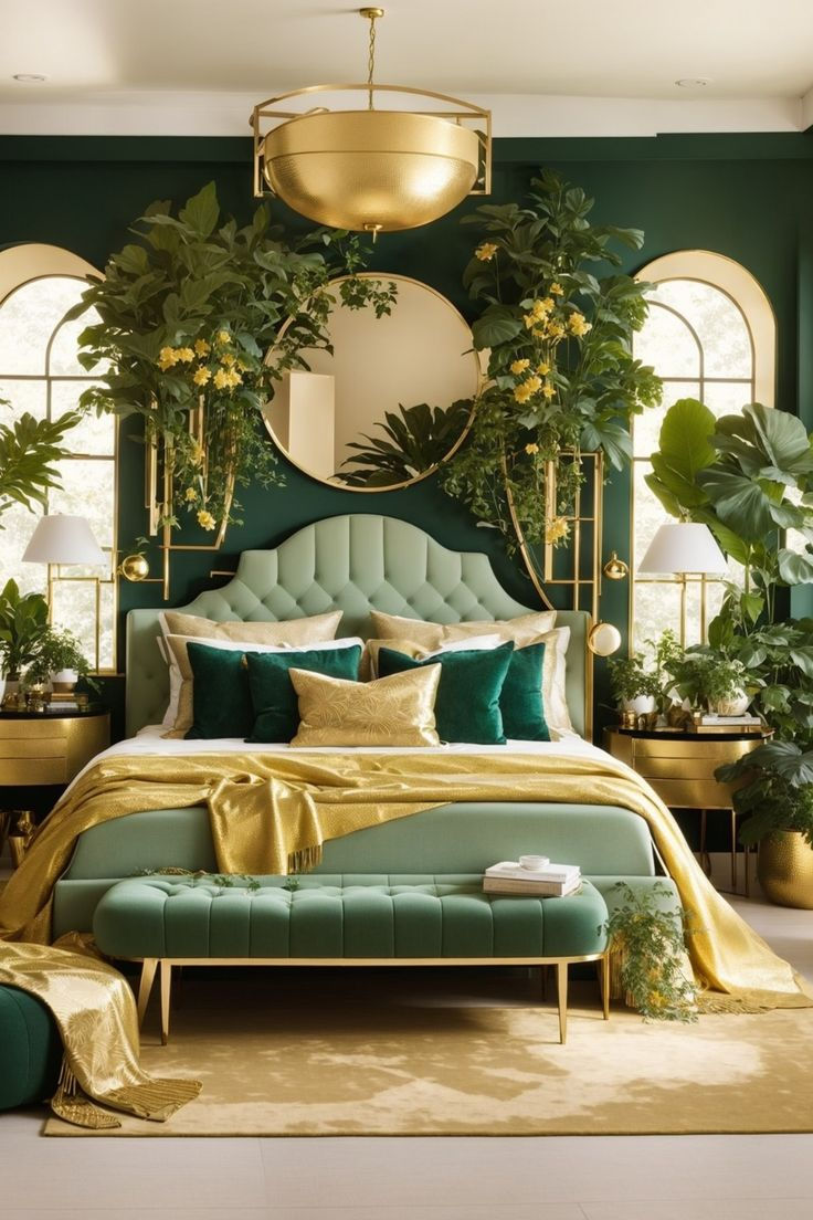 Lush Botanical Greens wall color
